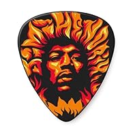 6 Genuine Celluloid Picks Emblazoned with super trippy artwork from award-winning UK-based design crüe ILOVEDUST.