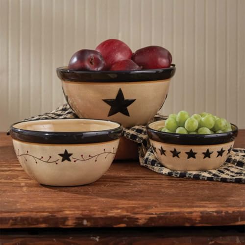 Set de 3 Tazones Country Living Stars miniatura 1