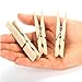 com-four® 100x Pinzas de Madera para Ropa - Pinzas de Madera sostenibles...