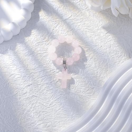 ARHTF Rosary Bracelet for Women Finger Rosary Catholic Bracelet4