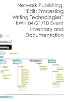 Network Publishing, “Edit: Processing Writing Technologies” KWH 04/21/10 Event Inventory and Documentation 0557517990 Book Cover