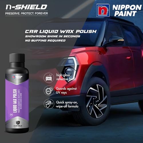 Image of Nippon Paint Liquid Car Polish for Metal Parts (500 ml, Pack of 1)