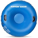 Slippery Racer Airraid Inflatable Snow Tube Sled, Blue
