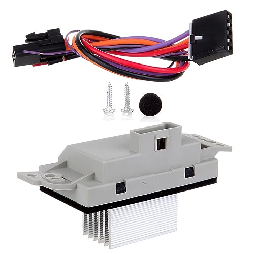 Image of SCITOO Blower Motor Resistor Fit for 2001-2006 for Chevrolet Silverado / 2004-2016 Impala /Malibu / 04-07 Monte Carlo - 04-08 Grand Prix Replace 4P1421 OE RU631 RU-631 10356906 10397570 1580888 1580938