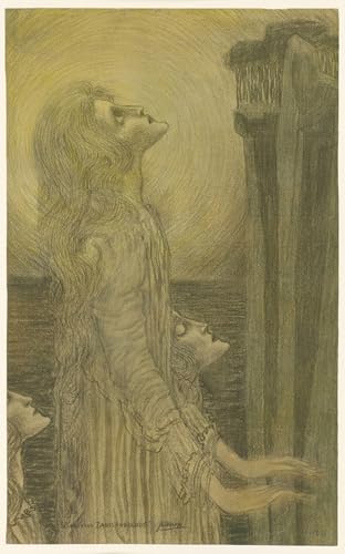 Cuadro en lienzo de Jan Toorop, decoración artística de 60x90cm para un salón elegante