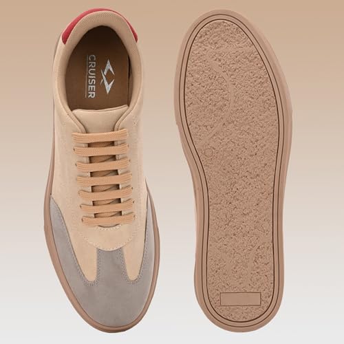 Image of Cruiser Mens 2533 Sneaker for Men | Lightweight & Comfortable | Stylish Lace-Up Casual Footwear with Cushioned Insole | Perfect for Versatile Outfits (2533)