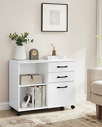 Image of VASAGLE 3-Drawer Lateral File Cabinet, Home Office Printer Stand