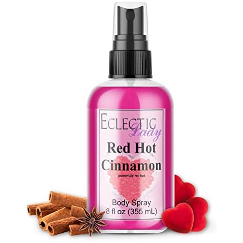Eclectic Lady Red Hot Cinnamon Body Spray - 8 oz, Handcrafted in USA, Paraben Free, Moisturizing Fragrance for Women Cover