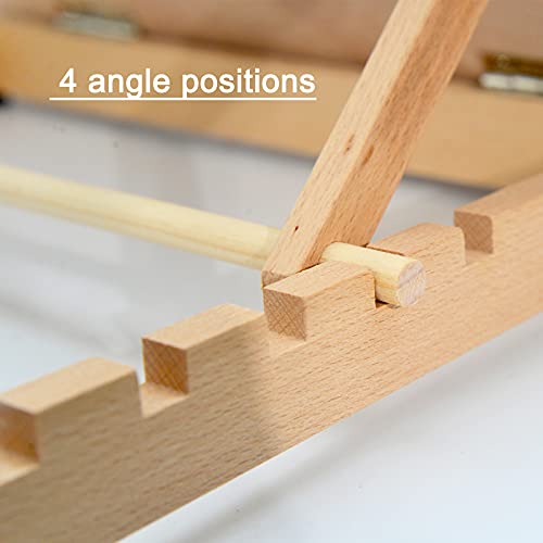 Darnassus A3 Extra Large Adjustable Tabletop Painting Easel, 16.5 Inch By 12.6 Inch, Drawing And Sketching Board, Book Holder, Book Stands, Tilt Height Adjustable, Portable Easel Stand #TOP6