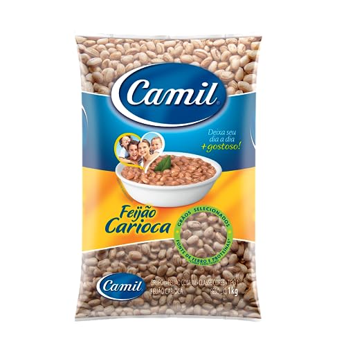 Brown Beans from Brazil/Brazilian Beans Carioca/Famous Brazilian beans/Feijao Brasileiro tipo Carioca - Camil 1kg