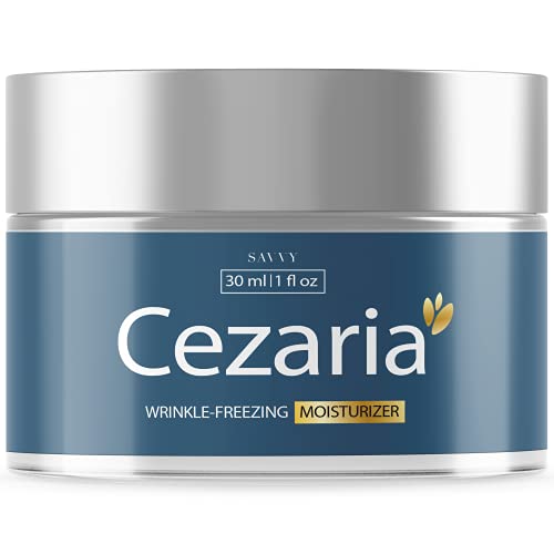 Cezaria Moisturizer Wrinkle Freezing Cesaria Moisturiser Anti Aging Face Cream Serum Antiaging Crema Para La Cara (1 oz)
