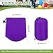 uxcell 5.1x8.1x9.8 Stuff Sack, Nylon Water Resistant Portable Drawstring Dust Flap Bags Stuff Sack Ultralight Dry Bag for Camping Hiking Backpacking Traveling, Purple