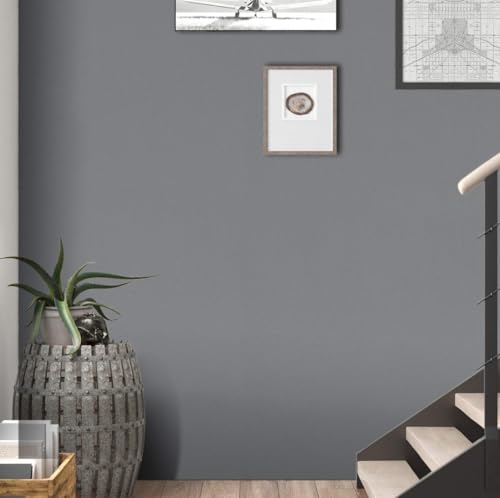 Image of DEEMUS Dark Grey Matte Peel & Stick Self Adhesive Waterproof Sticker for Living Room, Bedroom Office,Almirah, Floor, Tabletop, Wall, Fridge,& Renovation Projects (2 x 25 Feet)