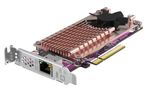 Image of QNAP QM2-2P10G1TB 2 x PCIe Gen3 NVMe SSD & 1 x 10GbE (10G /5G /2.5G /1G /100M) Port Expansion Card to Enhance Performance