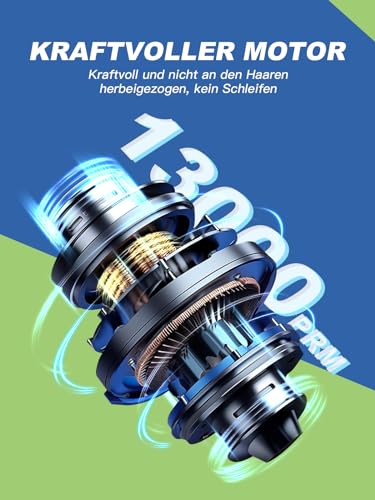 Nasenhaartrimmer, USB Wiederaufladbarer Nasenhaartrimmer mit LED-Anzeige, 2 IN 1 Schmerzfreier...