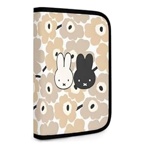 ［ZITION］ ミッフィー 花柄 マルチケース パスポートケース 多機能ポーチ 収納ケース 母子手帳ケース 通帳ケ..." 