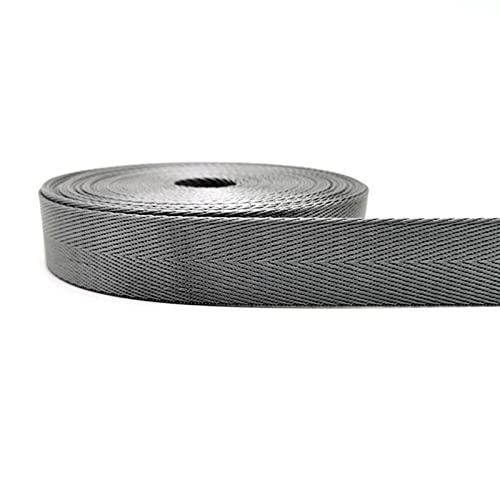 Sangle de bagages à chevrons gris pour une résistance supérieure
