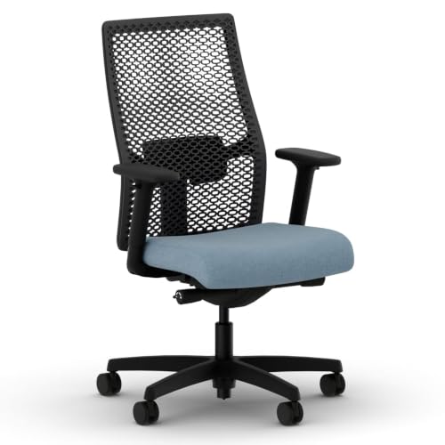 Image of HON Ignition 2.0 ReActiv Ergonomic Office Chair, Lumbar Support, Blue
