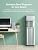 Brio Moderna Bottom Load Water Cooler Dispenser - Tri-Temp, Adjustable Temperature, Self-Cleaning, Touch Dispense, Child Safety Lock, Holds 3 or 5 Gallon Bottles, Digital Display and LED Light