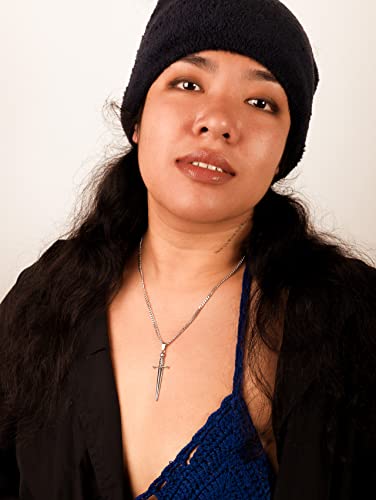 Sacina Gothic Sword Dagger Necklace, Punk Grunge Neckace, Goth Halloween Christmas Jewelry Gift For Women2