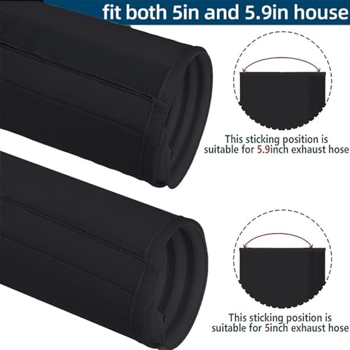 Gaine isolante pour flexible de climatisation mobile enveloppe pliable