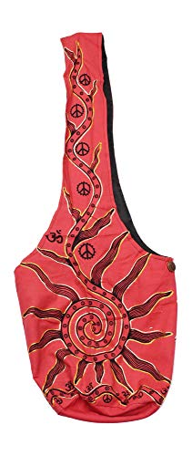 Image of Mandala Crafts Hippie Bag, Large Boho Hobo Purse for Women, Crossbody Shoulder Sling Bags for Indie Style Bohemian Accessory
