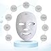 Red Light Therapy Mask for Face, Blue Red LED Light Therapy Device, 7+1 Colors LED Facial Skin Care Mask At Home, USB Rechargeable,Portable