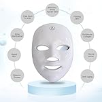 Red Light Therapy Mask for Face, Blue Red LED Light Therapy Device, 7+1 Colors LED Facial Skin Care Mask At Home, USB Rechargeable,Portable - Image 2