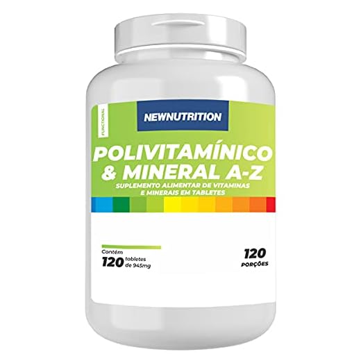 Newnutrition Polivitamínico & Mineral A-Z - 120 Tabletes - Newnutrition