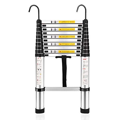 Lange Teleskopleitern mit Haken, Professionelle Dachboden-Ausziehleiter aus...