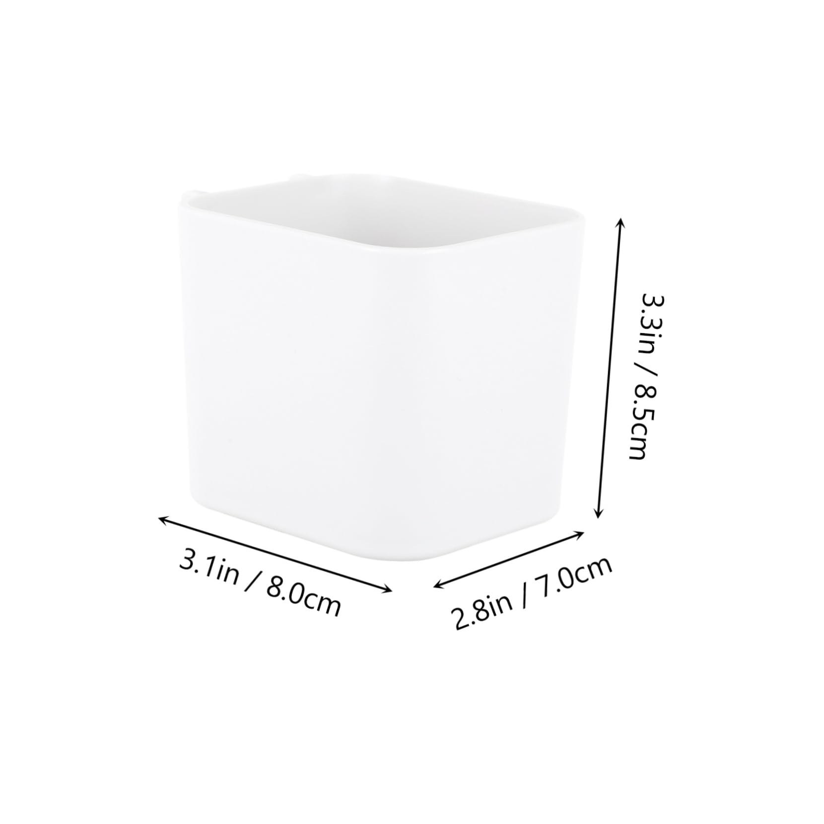 Cabilock Pegboard Storage Rack Easy Hanging Bins for Home Organization Made of Plastic