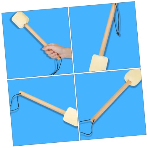 Baquetas GALPADA de 2 piezas para bombo, con mango de madera y cabeza acolchada, agarre cómodo, para diversos estilos musicales y práctica confiable miniatura 7