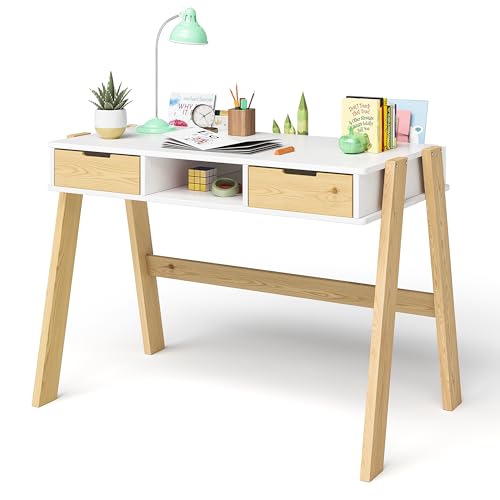 Bellabino Campo Kinderschreibtisch – Schreibtisch Kinder ab 6 Jahren mit...