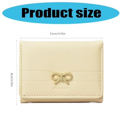Fashion Wallet Small Compact Wallet,Women Short Wallet,PU Leather Trifold Wallets Credit Card Holder Simple Clutch Purse2