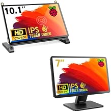 ROADOM 10.1 Raspberry Pi Monitor & 7 Touchscreen with Case