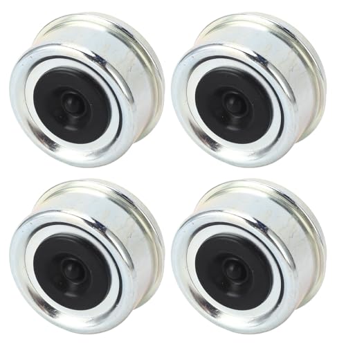 4-Piece Trailer Bearing Dust Set, 62x36 Mm Size, Trailer Axle Grease with Rubber Stopper, Suitable for 7000 to 8000lb Bearings