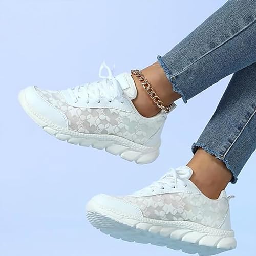 Women's Luxurious Orthopedic Sneakers, Hollow Breathable Mesh Shoes, Comfortable Running Shoes - Lightweight Sneakers2