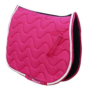 Rhinegold Wave Zadel Pad-Cob-Raspberry