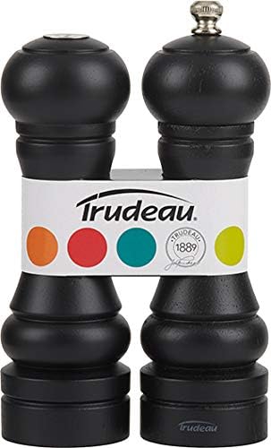 Trudeau Seville Pepper Mill, 6 Inch, ebony