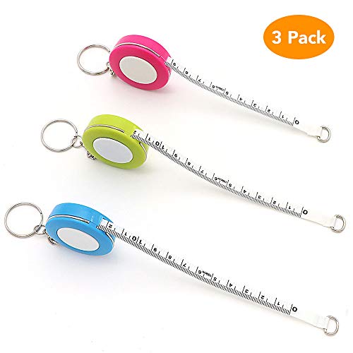 KMEIVOL 3Pcs Measuring Tape for Body, Double-Sided Body Measurement Tape, Tape Measure Body