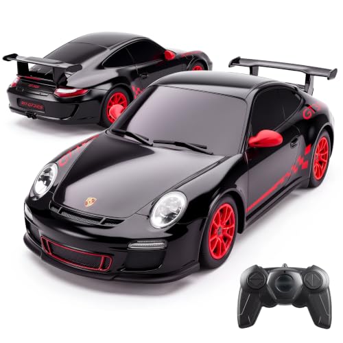 Image of BEZGAR 1:24 Porsche RC Car for Boys Officially Licensed Porsche 911 GT3 RS