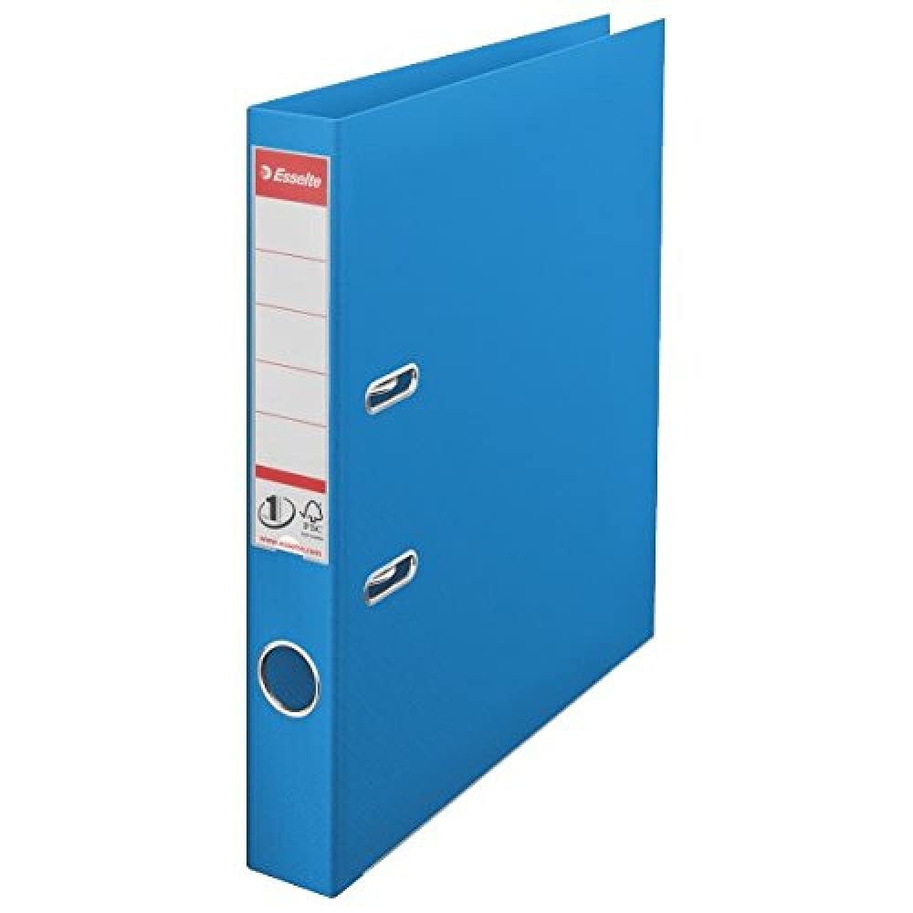 Esselte A4 Lever Arch File, Blue, 52mm Spine, Plastic, Vivida Range, 624071 — image 1