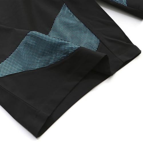 Men's Swim Trunks Quick Dry 9 Inch Beach Bathing Suit Athletic Gym Swimming Board Shorts4