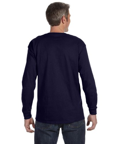 Image of Hanes Mens 6.1 oz. Tagless ComfortSoft Long-Sleeve T-Shirt (5586)
