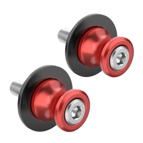 Bobines de bras oscillant M10X1.25 rouges pour Kawasaki Z750 Z1000 ZX6R