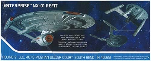 AMT Ertl POL966M/12 1/1000 Star Trek NX-01 Enterprise kit, Model Building Accessories, Multicoloured