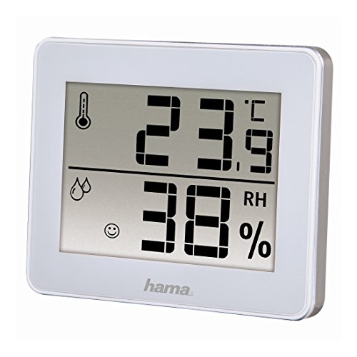Preisvergleich Produktbild Hama th-130 Wetterstation (Monochrom, CR2025, weiß)