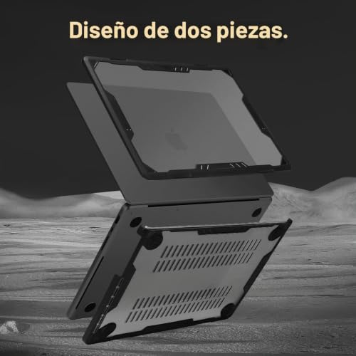 Carcasa MacBook Pro 14 de alta resistencia con diseño simétrico Negro 5