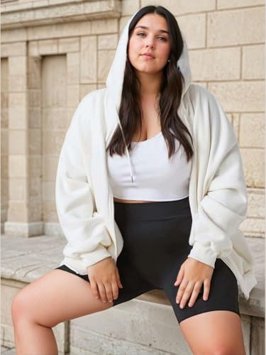 Image of KOTTY Women Plus Size Hooded Sweatshirt for Winter|Full Sleeve Casual Hoodie for Comfortable Silhouette and Soft Inner Lining