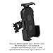 Bike Handlebar Mobile Phone Holder Cycling Mobile Phone Holder Stable Wear Resistant 360 Degree Rotation Bicycle Handle Holder